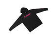 Subimods Official Hooded Pullover Sweatshirt Black w/ Cherry Blossom Overseas Style Logo - SM-2089-S - Subimods.com