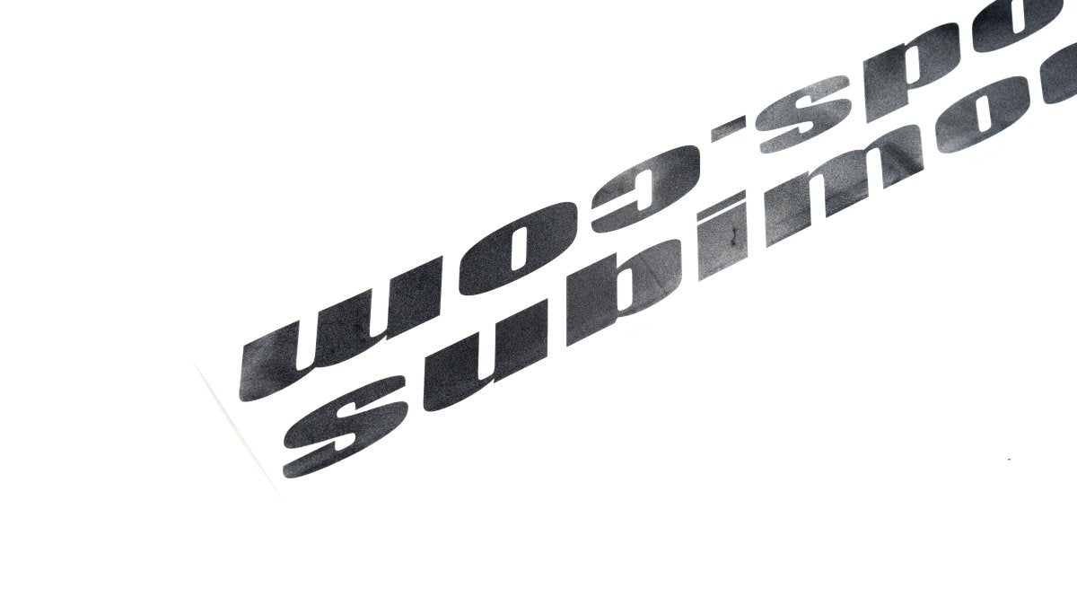 Subimods Official "Italic JDM Style" Transfer Style Sticker Pair Black - SM-2146 - Subimods.com