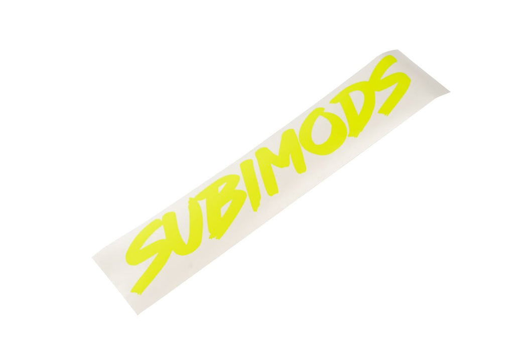 Subimods Official "OG Scene Style" Transfer Style Window Banner Luminous Yellow - SM-2099 - Subimods.com