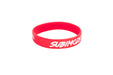 Subimods Official OG Style Logo "Real.Subaru.Enthusiasts" Red Wrist Band w/ White Logo - SM-2093 - Subimods.com