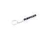 Subimods Official OG Style Logo White Keychain w/ Black Logo - SM-2083 - Subimods.com