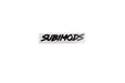 Subimods Official "OG Style" Transfer Style Sticker Black - SM-2010 - Subimods.com