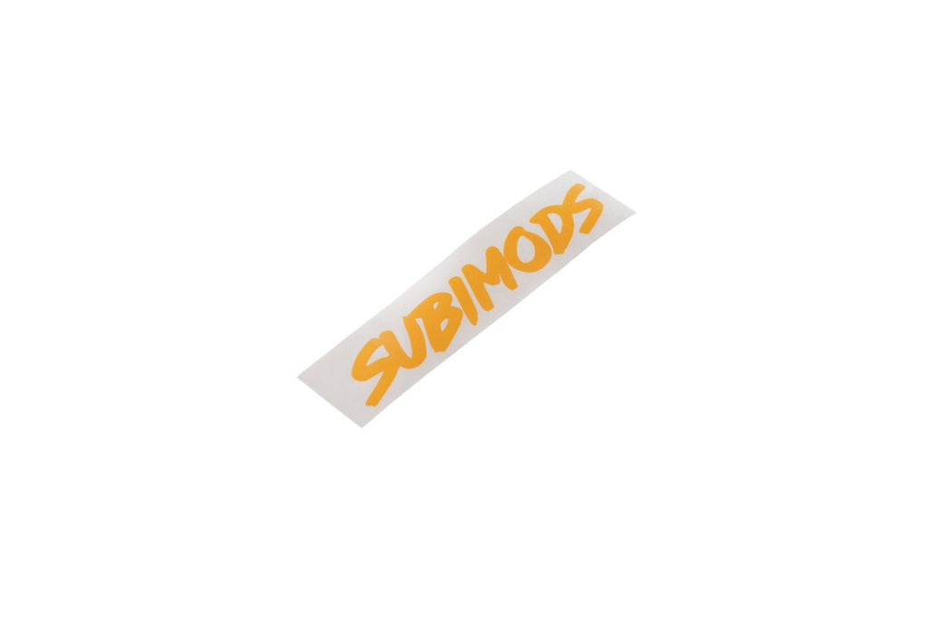 Subimods Official "OG Style" Transfer Style Sticker Mach Yellow - SM-2056 - Subimods.com