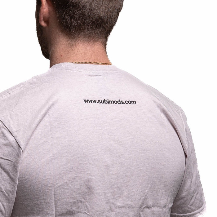 Subimods OG Style V3 Logo Shirt Silver - SM-1009-S - Subimods.com
