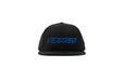 Subimods Official Outline Style Logo Snapback Hat Black w/ Blue Logo - SM-2125 - Subimods.com