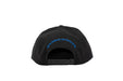 Subimods Official Outline Style Logo Snapback Hat Black w/ Blue Logo - SM-2125 - Subimods.com