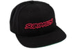 Subimods Official Outline Style Logo Snapback Hat Black w/ Neon Pink Logo - SM-2123 - Subimods.com