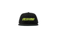 Subimods Official Outline Style Logo Snapback Hat Black w/ Neon Yellow Logo - SM-2122 - Subimods.com