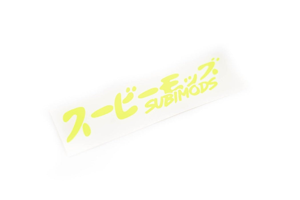 Subimods "Overseas" Transfer Style Sticker Luminous Yellow - SM-2102 - Subimods.com