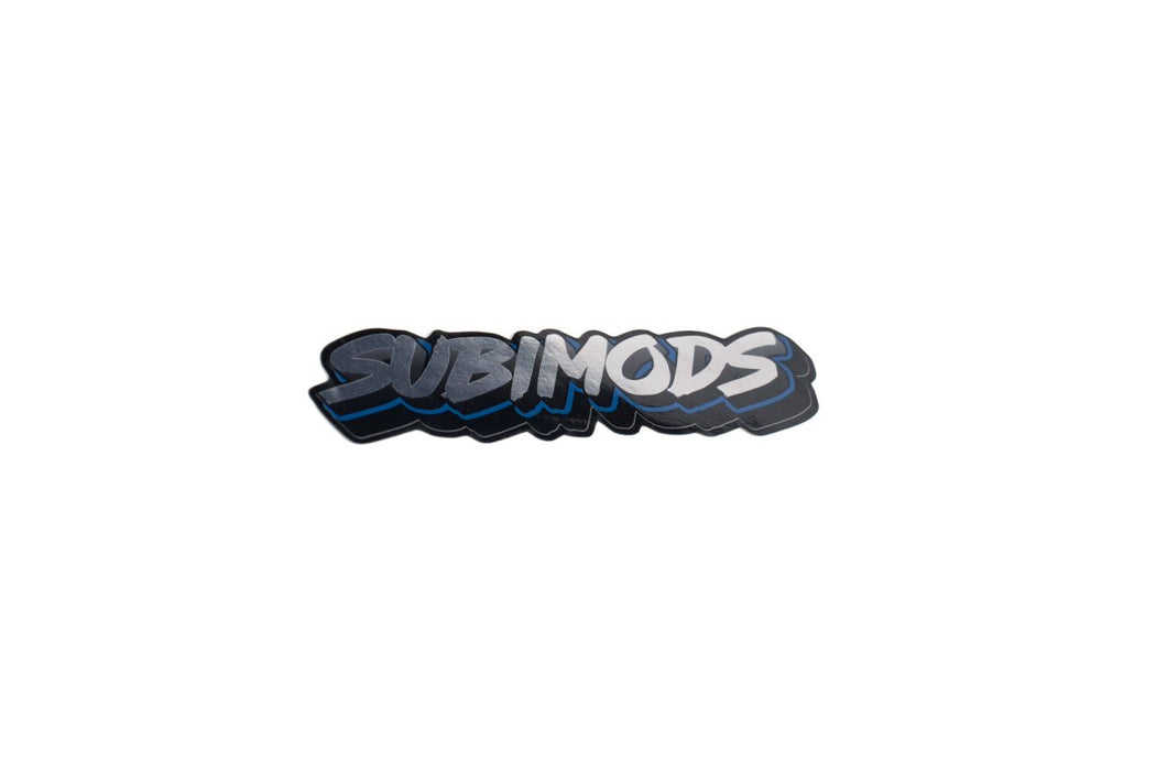 Subimods Official Slap Series "Embossed" Mirror Style Slap Sticker - SM-2073 - Subimods.com