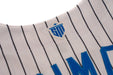 Subimods Official Sports Series Baseball Jersey Cream w/ Black Pinstripe and Blue and Red Accents - SM-2097-S - Subimods.com