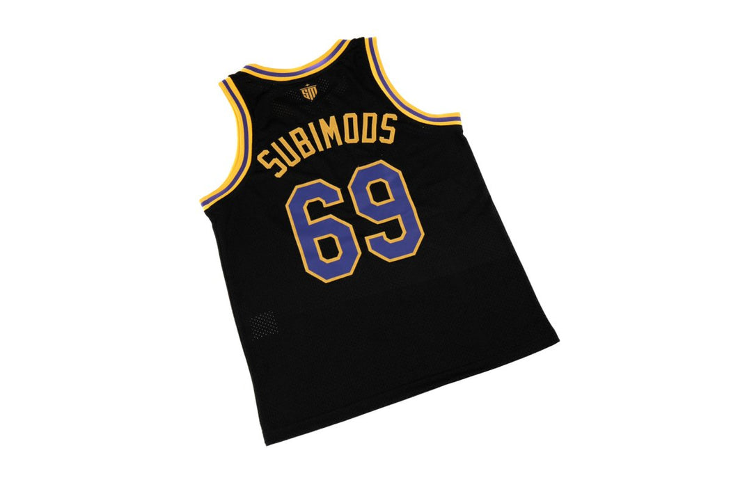 Subimods Sports Series Basketball Jersey Black w/ Purple and Gold Accents - SM-2096-S - Subimods.com