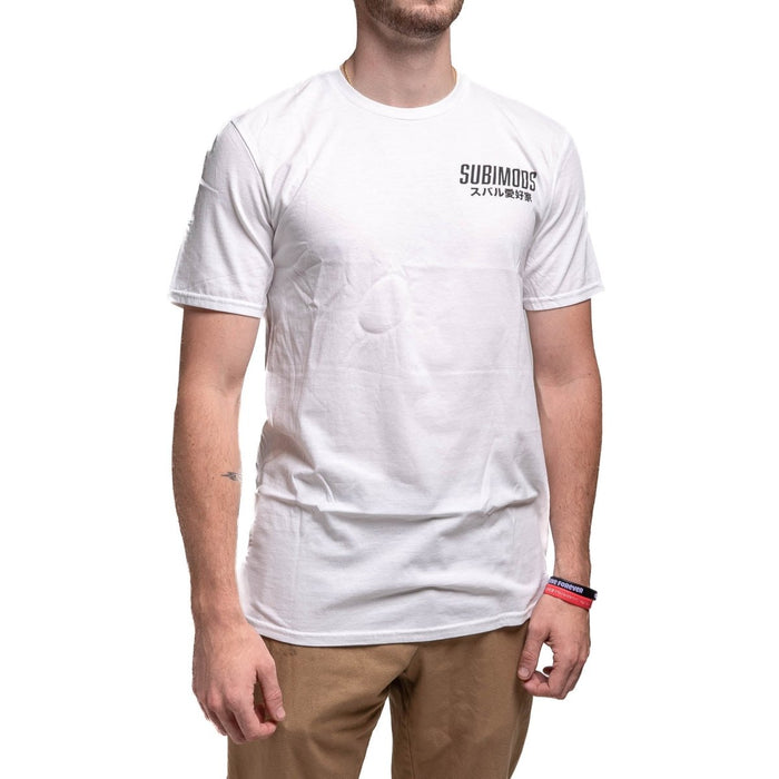 Subimods Official Streetwear Series Torii Style Shirt White - SM-1034-S - Subimods.com