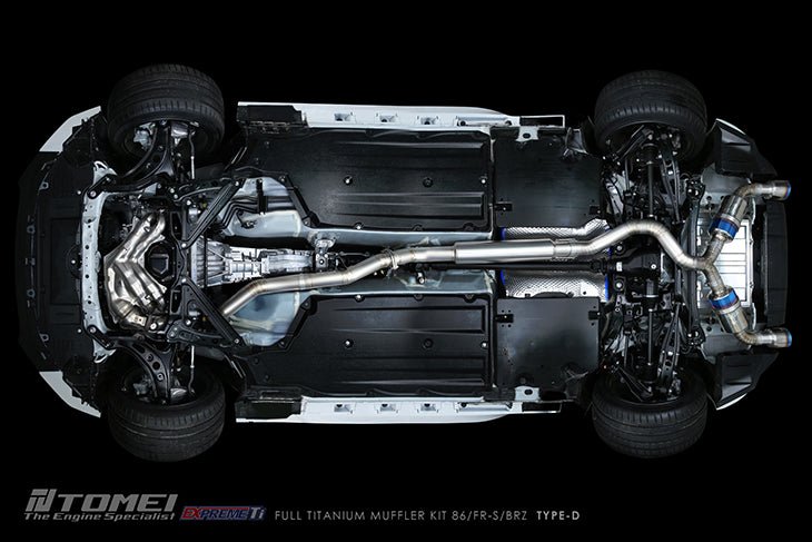 Tomei Expreme Ti Titanium Type-D Catback Exhaust 2013-2023 BRZ / 2013-2016 FRS / 2017-2021 86 / 2022-2023 GR86 - TB6090-SB05B - Subimods.com