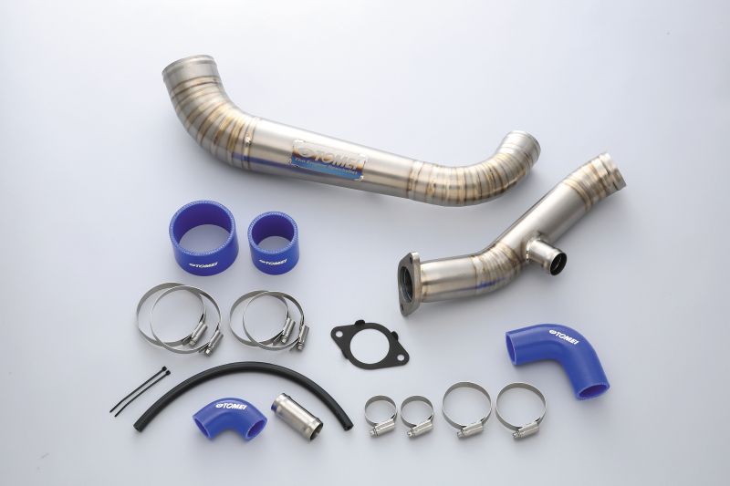 Tomei Full Titanium Charge Pipe Kit w/ Blue Silicone 2015-2021 WRX - 451009 - Subimods.com