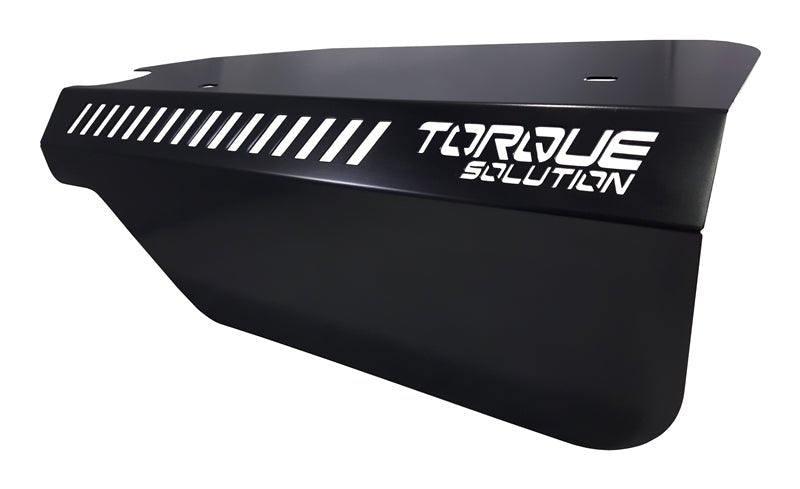 Torque Solution Engine Pulley Cover Black 2015-2021 WRX / 2014-2018 Forester XT - TS-SU-289BK - Subimods.com