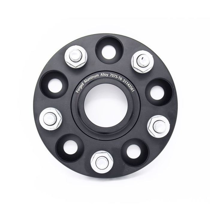 Torque Solution Forged Wheel Spacers Black 25mm 5x100 2002-2014 WRX / 2013-2021 BRZ - TS-WS-552 - Subimods.com