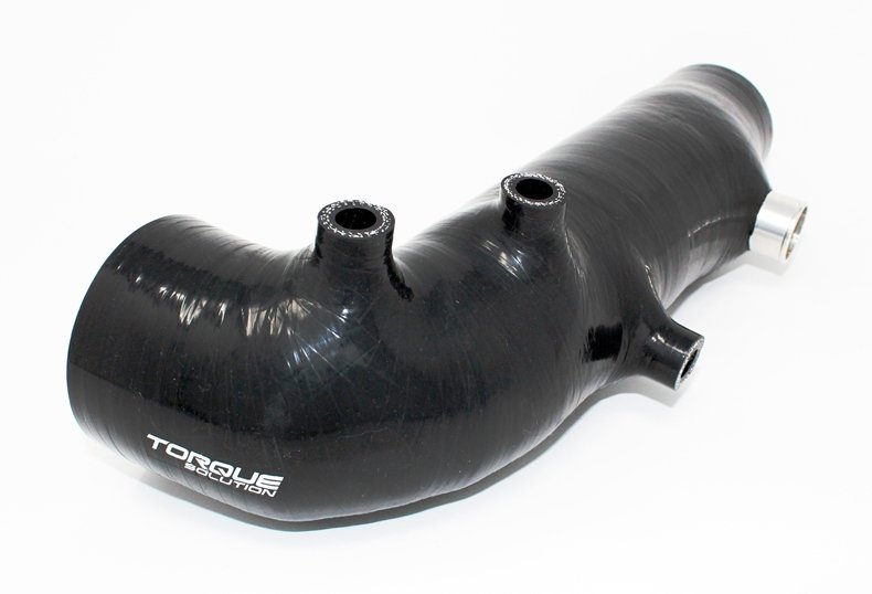 Torque Solution Turbo Inlet Hose Black 2002-2007 WRX / 2004-2021 STI / 2004-2008 Forester XT - TS-SU-463BK - Subimods.com