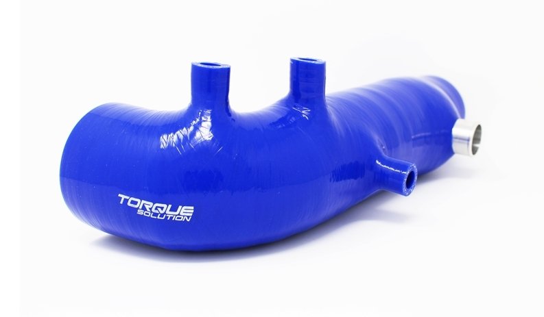 Torque Solution Turbo Inlet Hose Blue 2002-2007 WRX / 2004-2021 STI / 2004-2008 Forester XT - TS-SU-463BU - Subimods.com