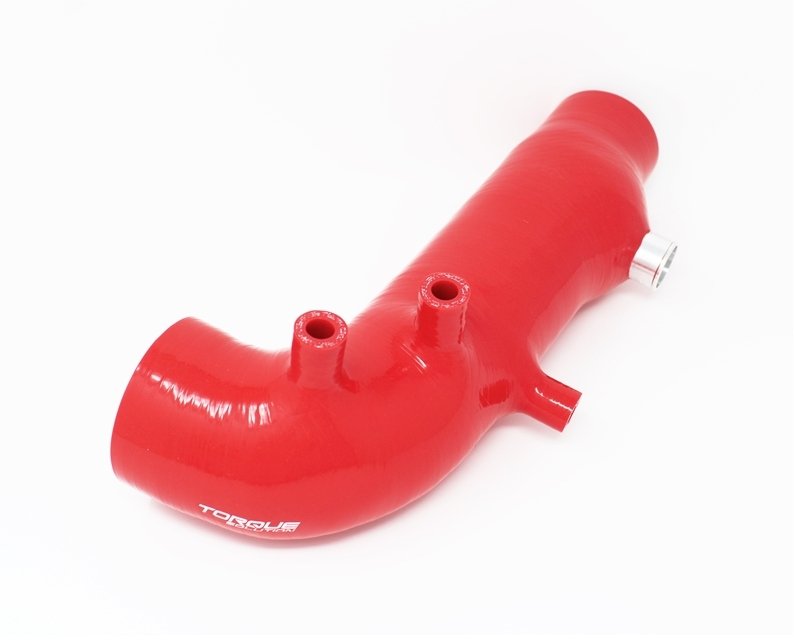 Torque Solution Turbo Inlet Hose Red 2002-2007 WRX / 2004-2021 STI / 2004-2008 Forester XT - TS-SU-463RD - Subimods.com