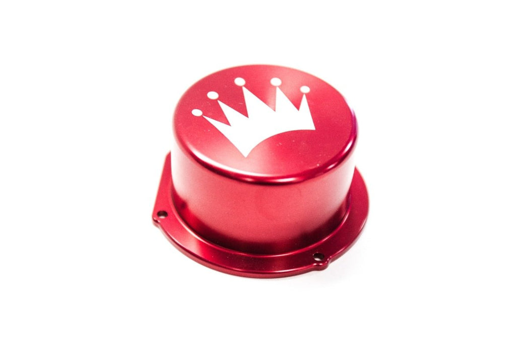 Turbo XS Aluminum Vacuum Pump Cover Red 2015-2021 WRX / 2015-2021 STI - W15-VPC-RED - Subimods.com