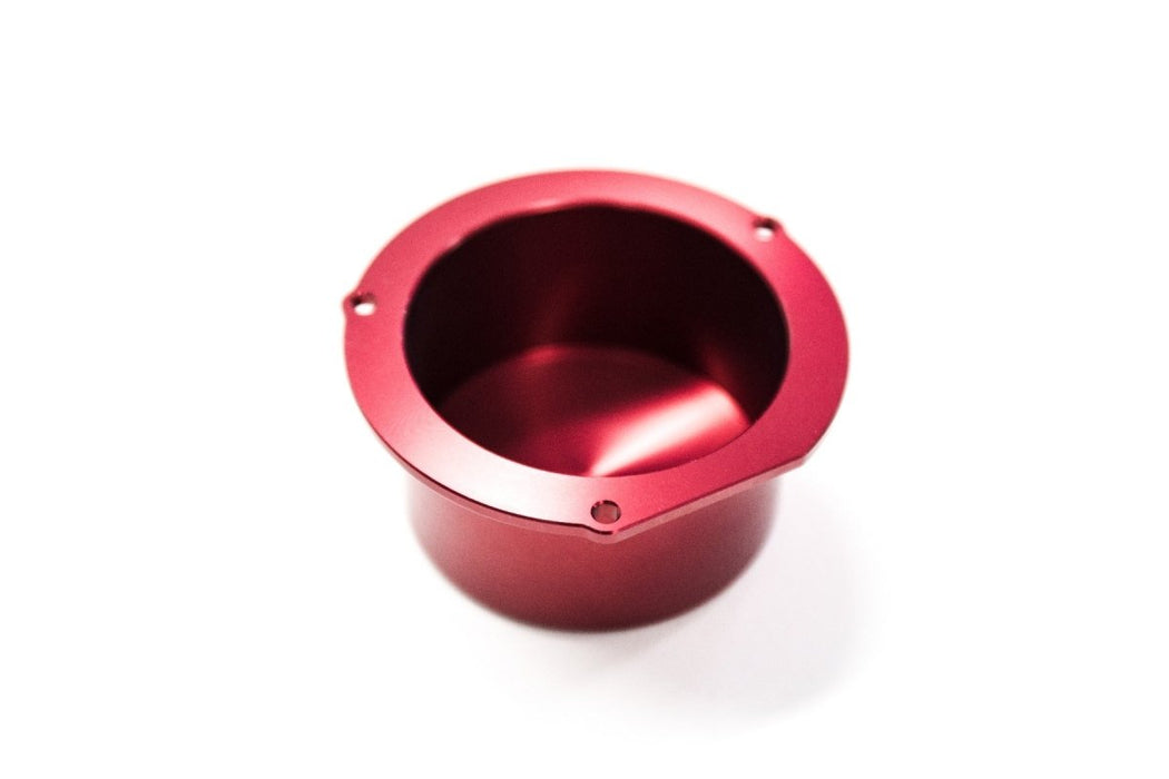 Turbo XS Aluminum Vacuum Pump Cover Red 2015-2021 WRX / 2015-2021 STI - W15-VPC-RED - Subimods.com