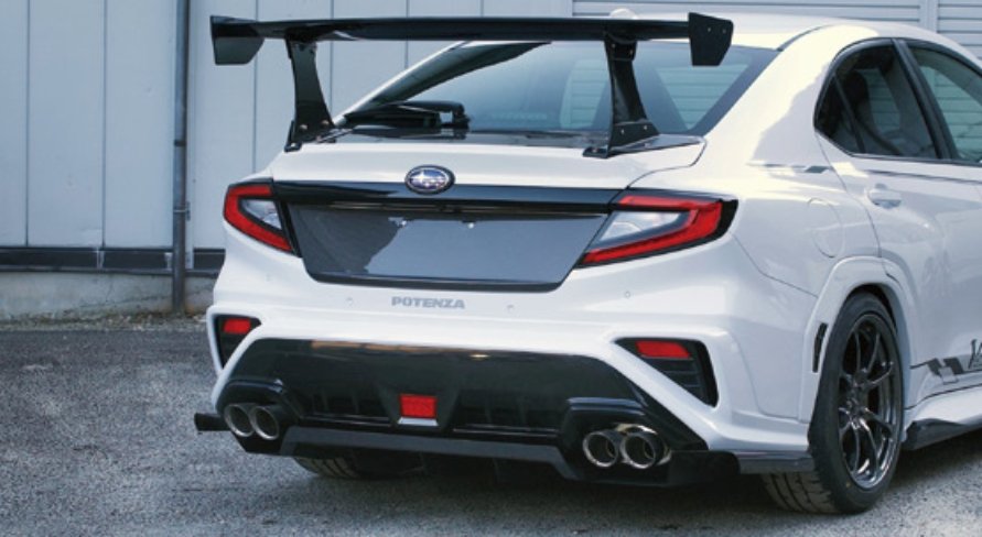 Varis Half Carbon Fiber Rear Diffuser 2022-2024 WRX — Subimods.com