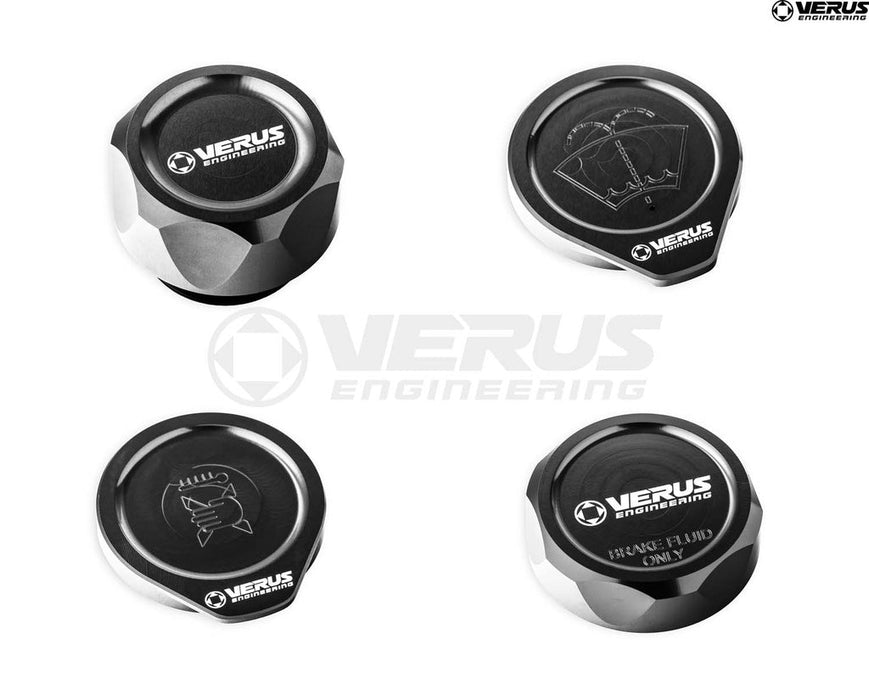 Verus Engineering Engine Bay Cap Cover Kit 2022-2024 BRZ / 2022-2024 GR86 - A0435A-BLK-FHS - Subimods.com