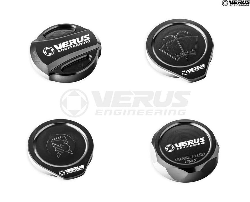 Verus Engineering Engine Bay Cap Cover Kit 2022-2024 BRZ / 2022-2024 GR86 - A0435A-BLK-RLA - Subimods.com