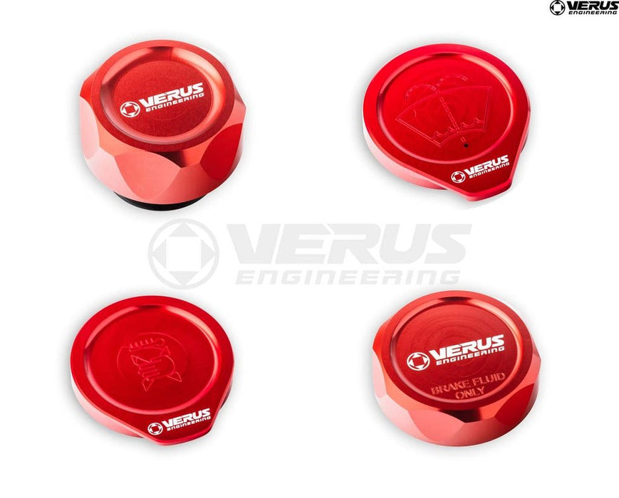 Verus Engineering Engine Bay Cap Cover Kit 2022-2024 BRZ / 2022-2024 GR86 - A0435A-RED-FHS - Subimods.com