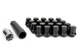 Volk Racing Rays 17 Hex Lug Nuts M12X1.25 Lock and Nut Set Black - W1712125B - Subimods.com