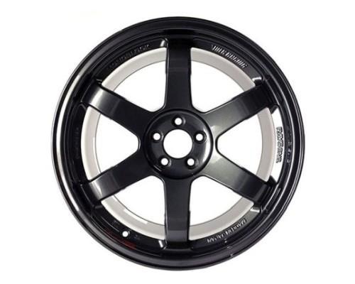 Volk Racing TE37SL Diamond Black 19x10.5 5x112 +35mm - WVD635MPB - Subimods.com