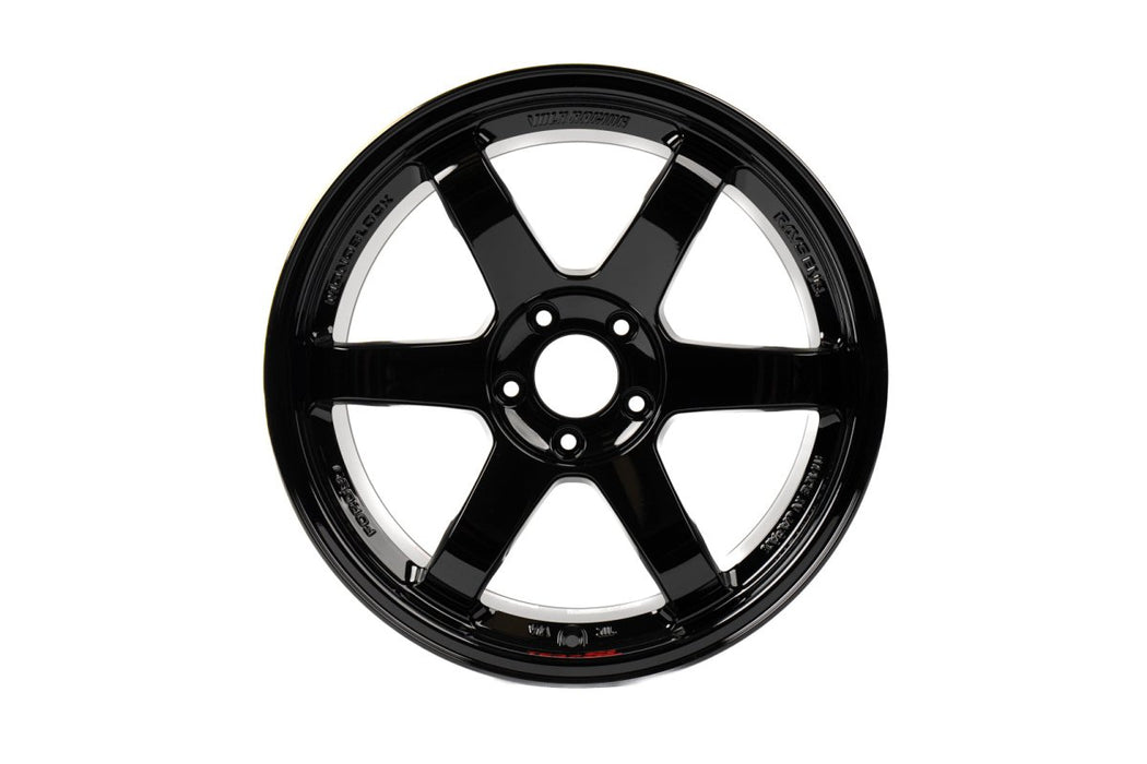 Volk Racing TE37SL Gloss Black 18x10.0 5x114.3 +40mm - WVDY40EP9 - Subimods.com