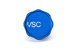 VSC Performance Aluminum Oil Cap Blue Subaru EJ Models - VSCR-A026-BLU - Subimods.com