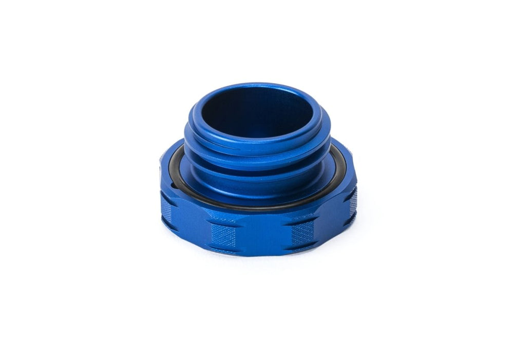 VSC Performance Aluminum Oil Cap Blue Subaru EJ Models - VSCR-A026-BLU - Subimods.com