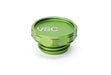 VSC Performance Aluminum Oil Cap Green Subaru EJ Models - VSCR-A026-GRN - Subimods.com