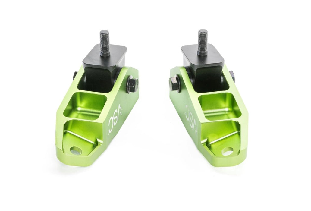 VSC Performance Engine Mounts Green 2002-2021 WRX / 2004-2021 STI - VSCR-A008-GRN - Subimods.com