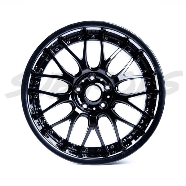 WedsSport Maverick 709M Gloss Black w/ Gloss Black Lip 18x10 +26mm