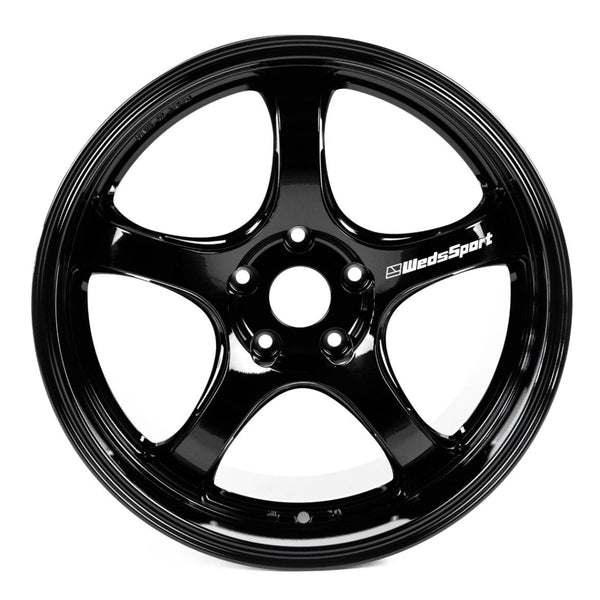 WedsSport RN-05M Gloss Black 18x9.5 Wheels for Subaru WRX