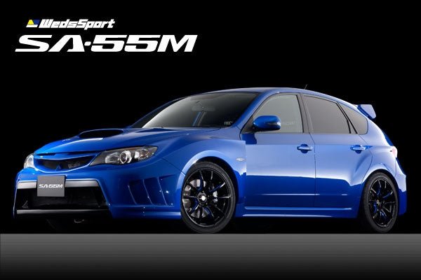 WedsSport RN-55M Gloss Black 18x10 5x114.3 +36mm Offset - 72976 - Subimods.com