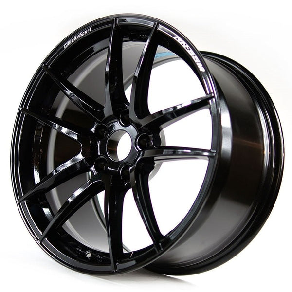WedsSport RN-55M Gloss Black 18x9.5 5x100 +45mm Offset