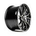 WedsSport SA-10R Zebra Black Bright 18x9.5 5x114.3 +38mm Offset - 72636 - Subimods.com