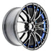 WedsSport SA-20R Blue Light Chrome 18x9.5 5x100 +45mm Offset - 72750 - Subimods.com