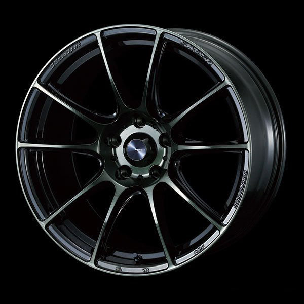 WedsSports SA-25R Worth Black Clear 18x9.5 5x114.3 +38mm Offset - 73751 - Subimods.com