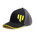 Whiteline Flex Fit Hat Black / Yellow Medium / Large - KWM058 - Subimods.com