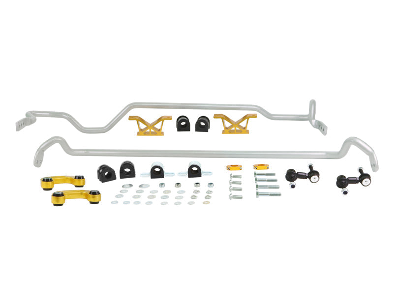 Whiteline Front and Rear 24mm Adjustable Sway Bar Kit 2004-2007 WRX Sedan - BSK007M - Subimods.com