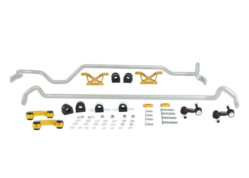 Whiteline Front and Rear 24mm Adjustable Sway Bar Kit 2004-2007 WRX Sedan - BSK007M - Subimods.com