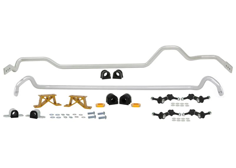 Whiteline Front and Rear 24mm Adjustable Sway Bar Kit w/ Rear Mounts 2007 STI Sedan - BSK010M - Subimods.com