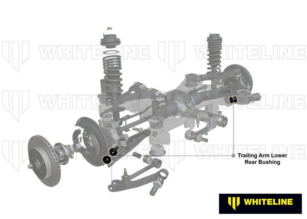 Whiteline Rear Inner Toe Arm Bushing 2008-2021 WRX / 2008-2021 STI / 2013-2021 BRZ / 2014-2019 Forester - W63583 - Subimods.com