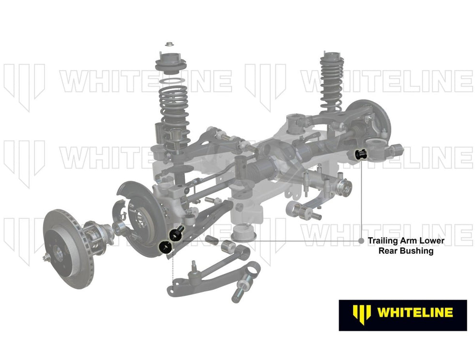 Whiteline Rear Inner Toe Arm Bushing 2008-2021 WRX / 2008-2021 STI / 2013-2024 BRZ / 2014-2019 Forester - W63583 - Subimods.com